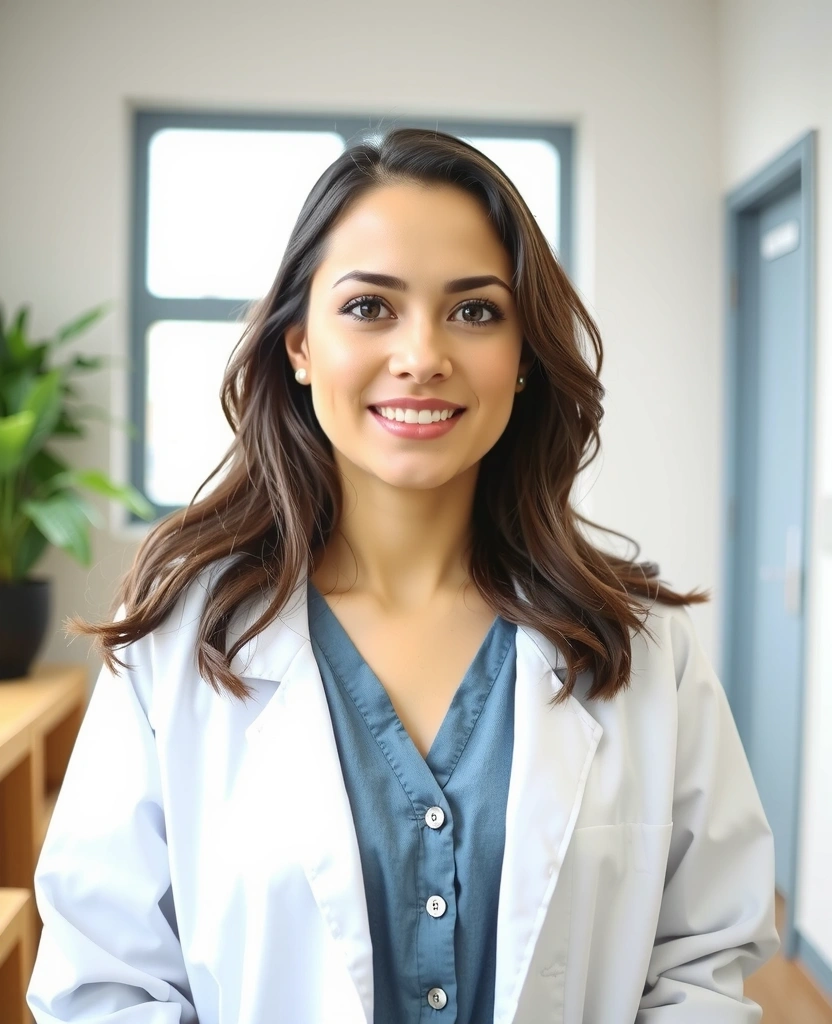 Ritratto professionale della Dottoressa Elena Rossi, nutrizionista